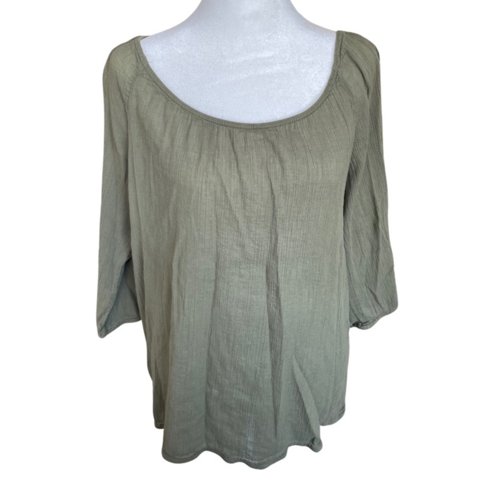 Old Navy green flowy tunic